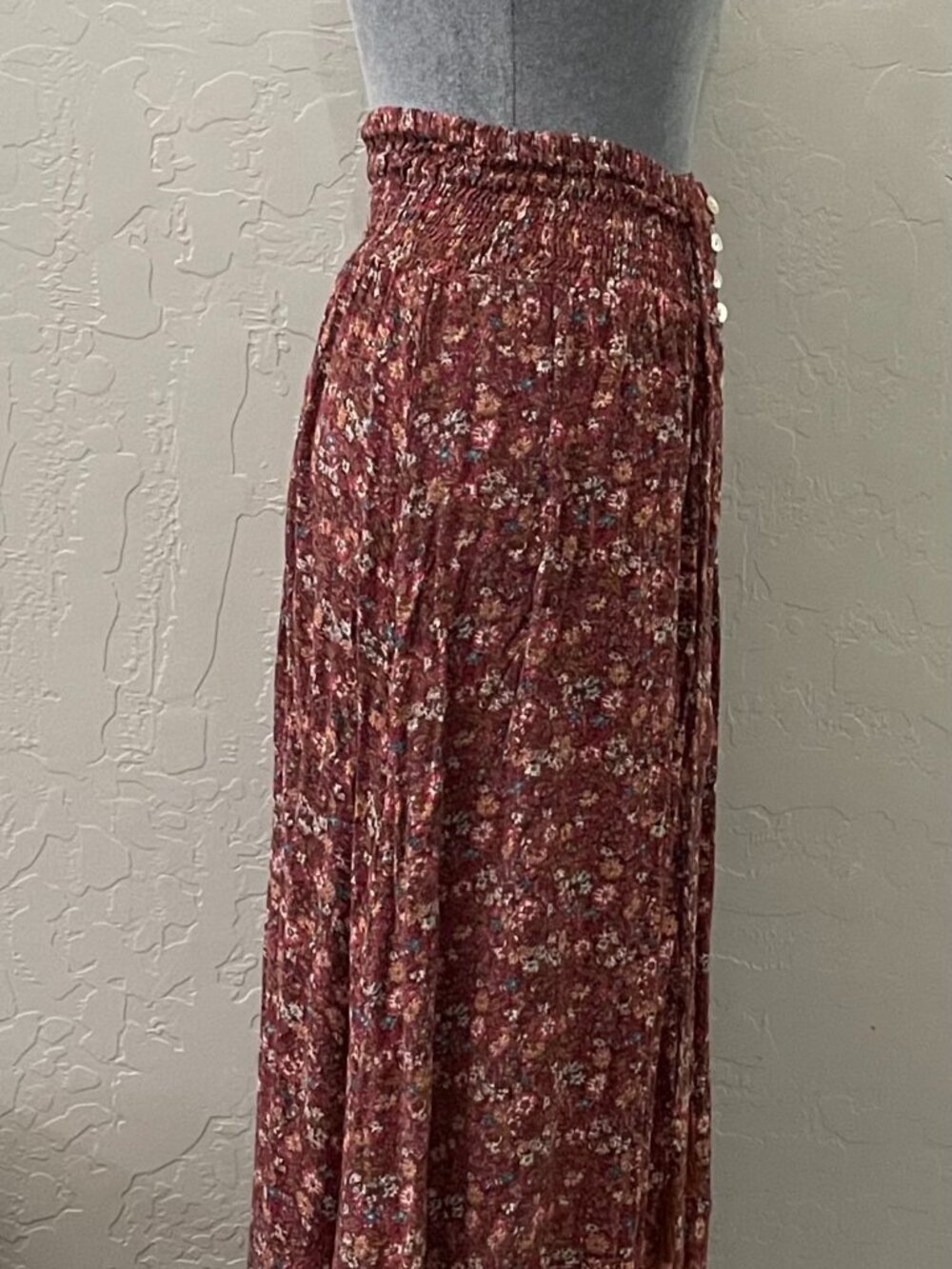 Rachel Roy brown flower floral maxi skirt (size S) - Picture 3 of 5